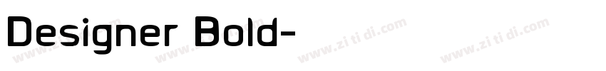 Designer Bold字体转换